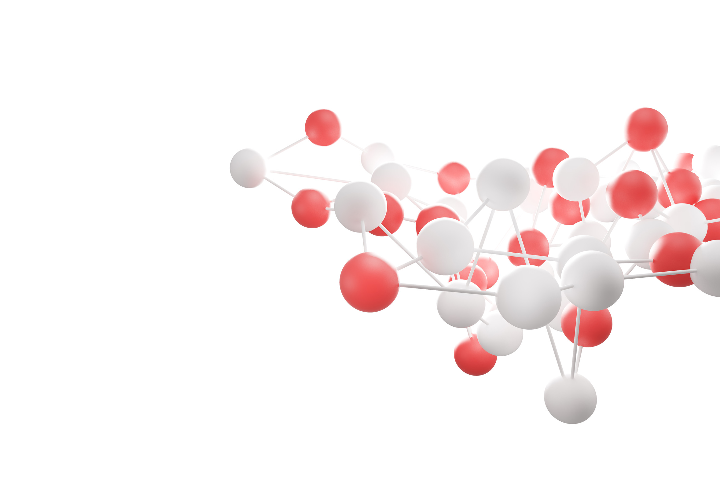 Ruland Ionische Flüssigkeiten photo red and white atoms